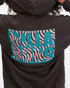 BILLABONG Tropic Shore Hoodie OFF BLACK -Women Clothing Shop abjsf00273 billabongw ofb dtl1