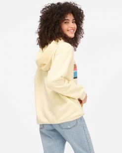BILLABONG Pipe Dream Hoodie YELLOW FADE -Women Clothing Shop abjsf00274 billabongw ylf bck1