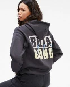 BILLABONG Ramblin Road Pullover Hoodie OFF BLACK