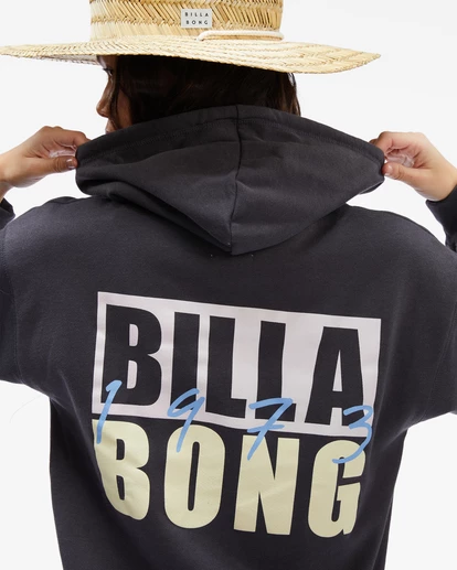 BILLABONG Ramblin Road Pullover Hoodie OFF BLACK 6 BILLABONG Ramblin Road Pullover Hoodie OFF BLACK - Image 6