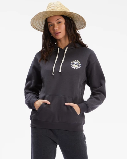 BILLABONG Ramblin Road Pullover Hoodie OFF BLACK 3 BILLABONG Ramblin Road Pullover Hoodie OFF BLACK - Image 3