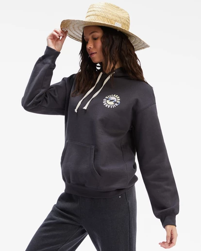 BILLABONG Ramblin Road Pullover Hoodie OFF BLACK 4 BILLABONG Ramblin Road Pullover Hoodie OFF BLACK - Image 4