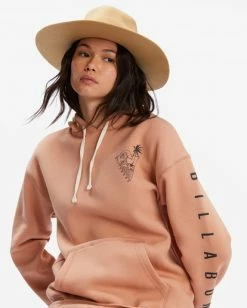 BILLABONG Wave Side Pullover Hoodie SANDSTONE