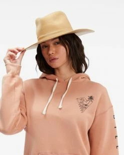 BILLABONG Wave Side Pullover Hoodie SANDSTONE -Women Clothing Shop abjsf00284 billabongw sds dtl1