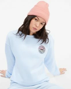 BILLABONG Heritage Wheel Crewneck Sweatshirt DREAM BLUE