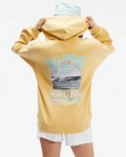BILLABONG Pipeline Poster Pullover Hoodie STAY GOLDEN