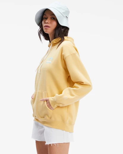 BILLABONG Pipeline Poster Pullover Hoodie STAY GOLDEN 2 BILLABONG Pipeline Poster Pullover Hoodie STAY GOLDEN - Image 2