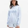 BILLABONG Heritage Crystal Ink Pullover Hoodie ICE BLUE