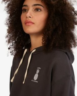 BILLABONG Helll Aloha Pullover Hoodie OFF BLACK 8 BILLABONG Helll Aloha Pullover Hoodie OFF BLACK -Women Clothing Shop abjsf00321 billabongw ofb dtl1