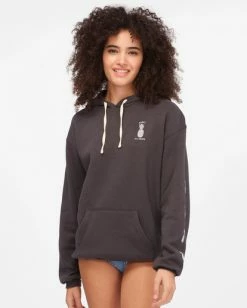 BILLABONG Helll Aloha Pullover Hoodie OFF BLACK