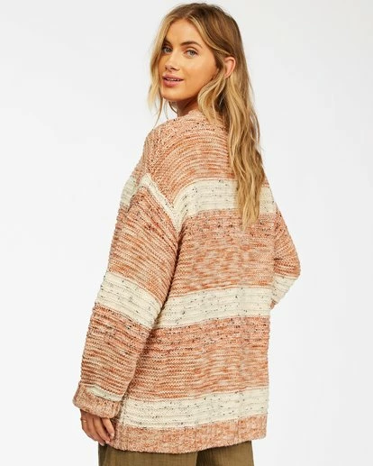 BILLABONG So Cozy Cardigan Sweater COCONUT 2 BILLABONG So Cozy Cardigan Sweater COCONUT - Image 2