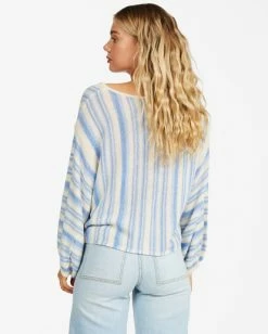 BILLABONG So Sweet Pullover Sweater SWEET BLUE -Women Clothing Shop abjsw00176 billabongw bka0 bck1