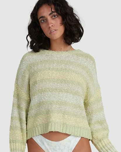 BILLABONG Easy Going Sweater GRASS 6 BILLABONG Easy Going Sweater GRASS - Image 6