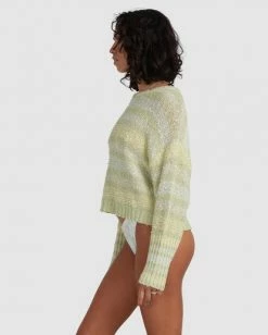 BILLABONG Easy Going Sweater GRASS 8 BILLABONG Easy Going Sweater GRASS -Women Clothing Shop abjsw00181 billabongw grs sd1