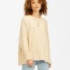 BILLABONG Endless Nights Oversized Crewneck Sweater WHITE CAP