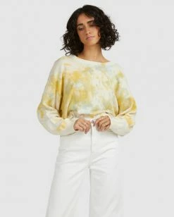 BILLABONG Sundance Crewneck Sweater MULTI 10 BILLABONG Sundance Crewneck Sweater MULTI -Women Clothing Shop abjsw00193 billabongw mul frt2