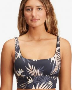 BILLABONG Safari Nights Tank Bikini Top BLACK PEBBLE -Women Clothing Shop abjto00102 billabongw bpb dtl2