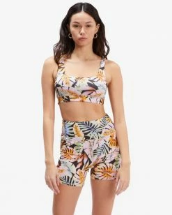 BILLABONG Paradise Tank Sports Bra BLACK PEBBLE