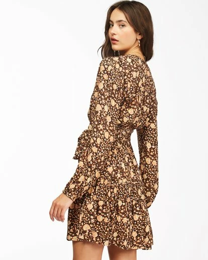 BILLABONG Golden Glow Dress BLACK 3 BILLABONG Golden Glow Dress BLACK - Image 3