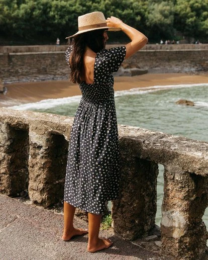 BILLABONG Love Letters Dress OFF BLACK 2 BILLABONG Love Letters Dress OFF BLACK - Image 2