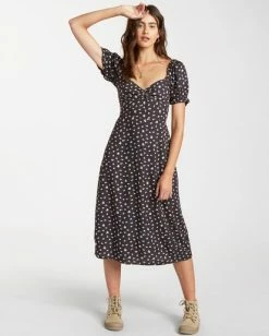 BILLABONG Love Letters Dress OFF BLACK 7 BILLABONG Love Letters Dress OFF BLACK -Women Clothing Shop abjwd00117 billabongw ofb frt1