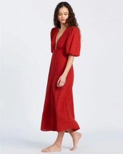 BILLABONG Run Wild Dress PAPRIKA -Women Clothing Shop abjwd00125 billabongw pap sd1