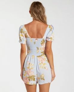 BILLABONG Flirty Day Romper MULTI -Women Clothing Shop abjwd00163 billabongw mul bck1