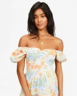 BILLABONG Sunrise Maxi Dress WHITE/MULTI 13 BILLABONG Sunrise Maxi Dress WHITE/MULTI -Women Clothing Shop abjwd00168 billabongw wmu dtl2