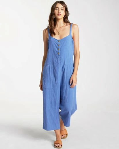 BILLABONG Daydream Jumpsuit DUTCH BLUE 2 BILLABONG Daydream Jumpsuit DUTCH BLUE - Image 2