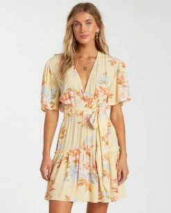 BILLABONG One And Only Dress MIMOSA 7 BILLABONG One And Only Dress MIMOSA -Women Clothing Shop abjwd00199 billabongw mim frt1