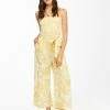 BILLABONG Forward Feelings Jumpsuit VINTAGE YELLOW