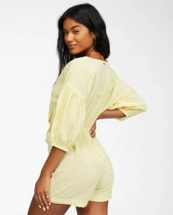 BILLABONG Sun Valley Romper SUNBEAM -Women Clothing Shop abjwd00235 billabongw ydz0 sd2
