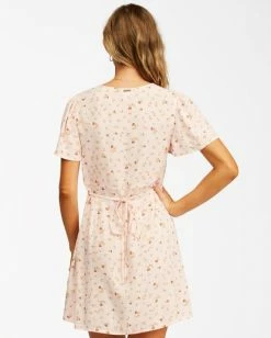 BILLABONG Full Swing Mini Dress SOFT PINK 7 BILLABONG Full Swing Mini Dress SOFT PINK -Women Clothing Shop abjwd00254 billabongw mdd0 bck1