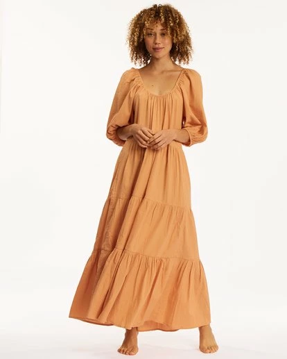 BILLABONG Endless Shore Maxi Dress OFF BLACK 4 BILLABONG Endless Shore Maxi Dress OFF BLACK - Image 4