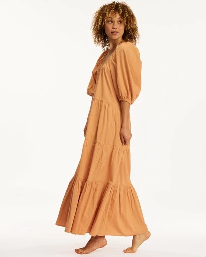 BILLABONG Endless Shore Maxi Dress OFF BLACK 5 BILLABONG Endless Shore Maxi Dress OFF BLACK - Image 5