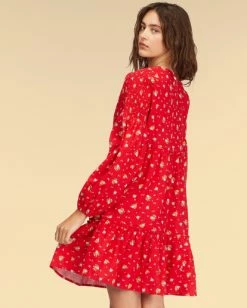 BILLABONG Wrangler Falling For You Dress CLASSIC RED -Women Clothing Shop abjwd00265 billabongw rqq0 bck1