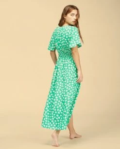 BILLABONG Wrangler Floral Dream Dress CLOVER -Women Clothing Shop abjwd00266 billabongw cov bck1