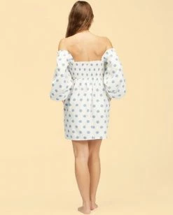 BILLABONG Wrangler Bellflower Dress SALT CRYSTAL 9 BILLABONG Wrangler Bellflower Dress SALT CRYSTAL -Women Clothing Shop abjwd00270 billabongw scs bck1