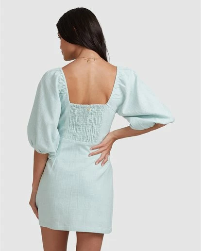 BILLABONG White Sand Dress POWDER BLUE 5 BILLABONG White Sand Dress POWDER BLUE - Image 5