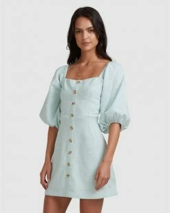 BILLABONG White Sand Dress POWDER BLUE 10 BILLABONG White Sand Dress POWDER BLUE -Women Clothing Shop abjwd00279 billabongwg pow sd1