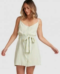 BILLABONG Arizona Boardwalk Slip Dress PASTEL BLUE