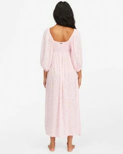 BILLABONG Swept Away Midi Dress OFF BLACK -Women Clothing Shop abjwd00327 billabongw mee0 bck1