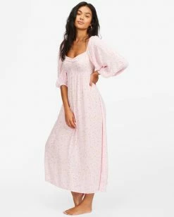 BILLABONG Swept Away Midi Dress OFF BLACK -Women Clothing Shop abjwd00327 billabongw mee0 sd1