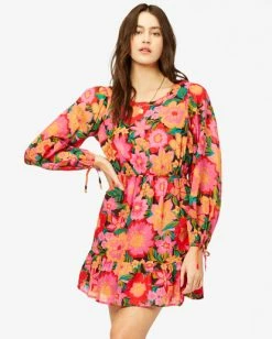 BILLABONG Heaven Sent Mini Dress MULTI -Women Clothing Shop abjwd00331 billabongw mul frt1