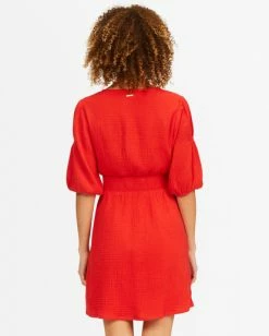 BILLABONG Spellbound Mini Dress RED VELVET -Women Clothing Shop abjwd00341 billabongw rqc0 bck1
