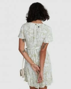 BILLABONG Honey Dew Wrap Dress HONEY DEW 8 BILLABONG Honey Dew Wrap Dress HONEY DEW -Women Clothing Shop abjwd00382 billabongw gbq0 bck1