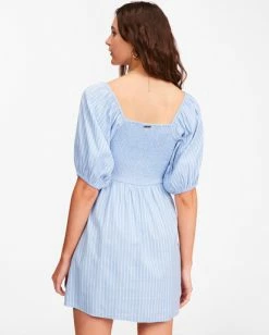 BILLABONG Paradise Mini Dress SWEET BLUE -Women Clothing Shop abjwd00387 billabongw bka0 bck1
