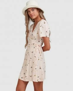 BILLABONG Feelin Peachy Mini Dress PEACHES