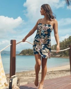 BILLABONG Tropicool Mini Dress OFF BLACK