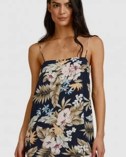 BILLABONG Tropicool Mini Dress OFF BLACK -Women Clothing Shop abjwd00406 billabongw ofb dtl1